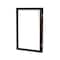 Ghent Enclosed Whiteboard, 1 Door, Por/Mag, Walnut Frame, 3 ft H x 2 ft W, White PN13624M-M1 - alternate 1
